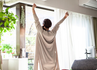 しっかりお休みが取れる