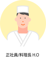 正社員/料理長 H.O