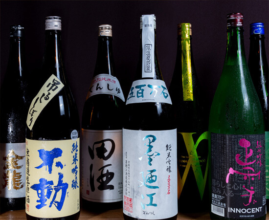 全国各地の日本酒を厳選してご用意