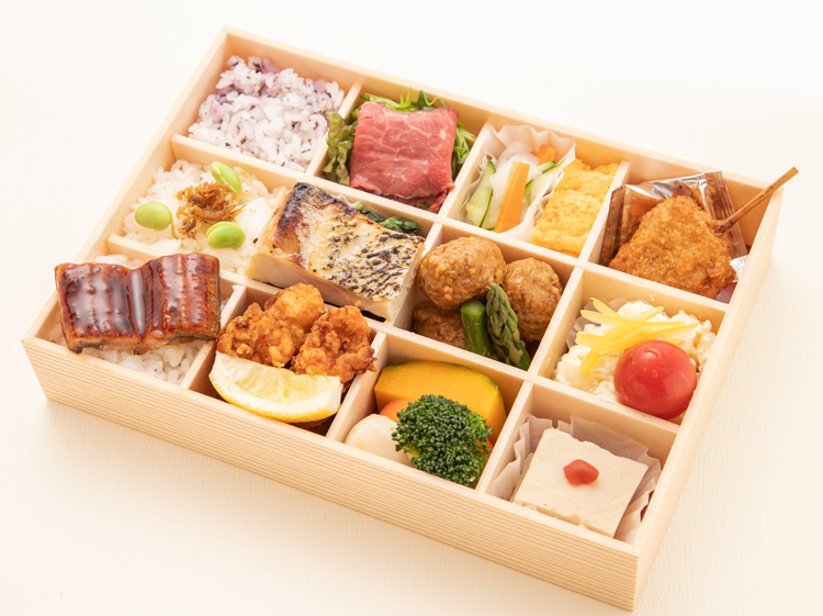 26.鰻ごはんとあんこう唐揚げ・銀鱈の西京焼き特選12枡仕出し弁当