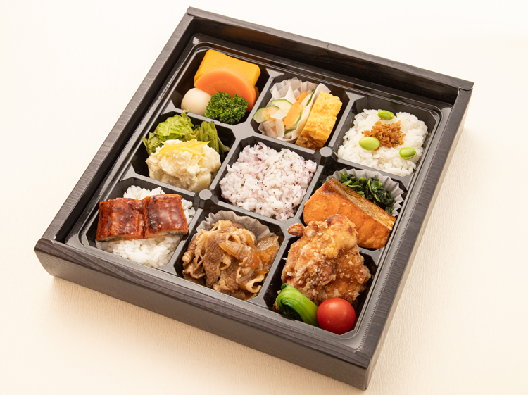 11.鰻ごはんと鮭の幽庵焼き幕の内仕出し弁当